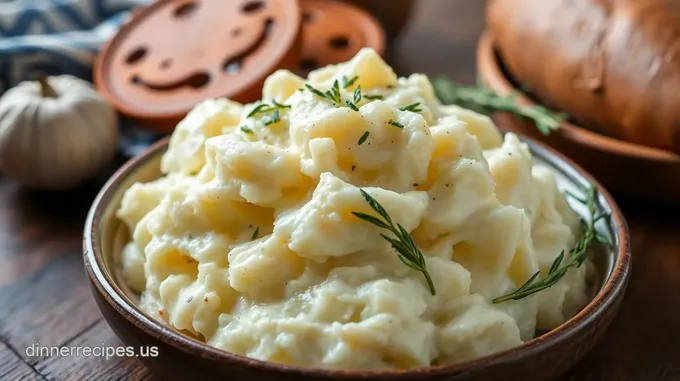 Creamy Mashed Garlic Potatoes
