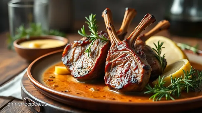 Herb-Crusted Rack of Lamb with Garlic & Rosemary