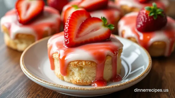 Quick Strawberry Glazed Treats