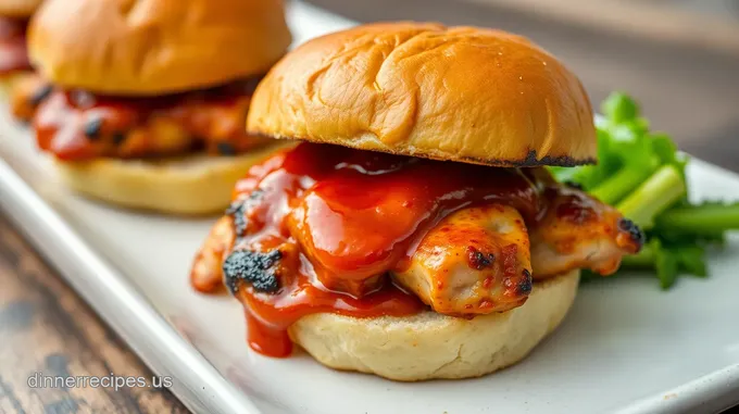 American Ranch BBQ Chicken Sliders