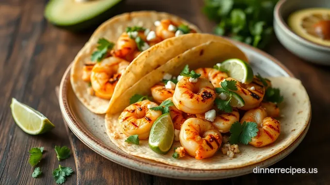 Grilled Shrimp Tacos with Avocado Delight