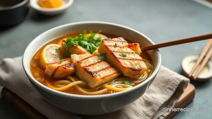 Grilled Chicken Miso Ramen Delight