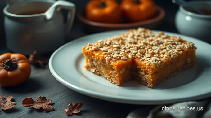 Heavenly Persimmon Oatmeal Bars