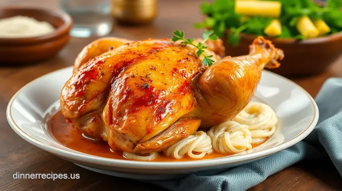 Lemon-Herb Roasted Chicken with Juicy Flavor