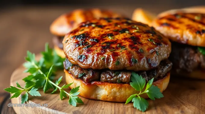 Herb-Infused Grilled Beef Burgers