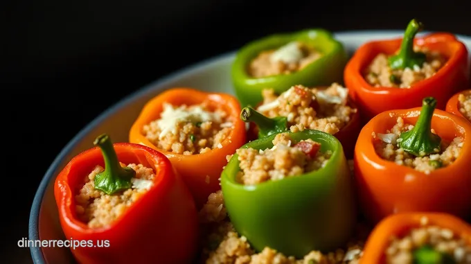 Mini Savory Stuffed Peppers