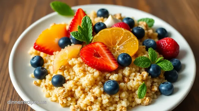 Quinoa and Fruit Salad with Citrus Vinaigrette