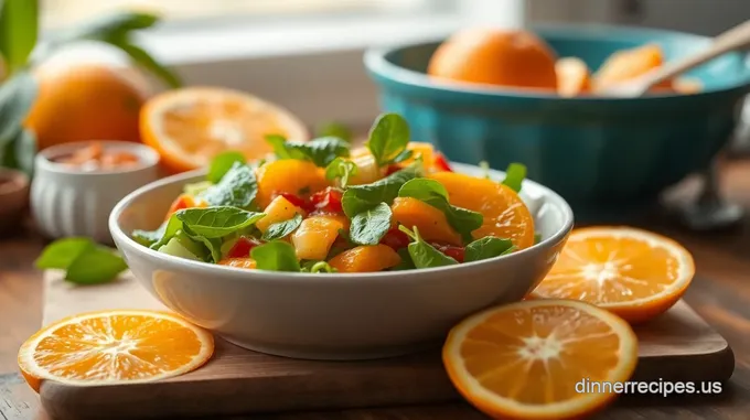 Refreshing Quick Mandarin Orange Salad with a Zesty Dressing