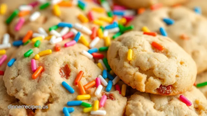 Rainbow Sprinkle Cookies