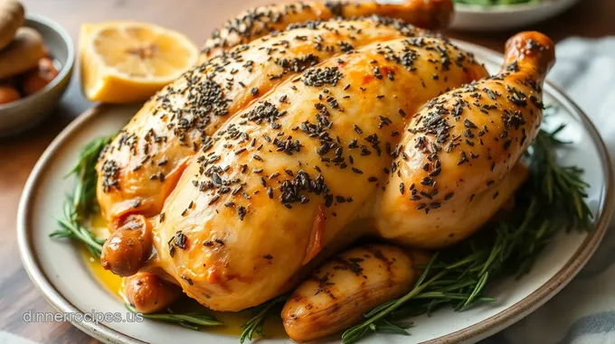 Herb-Crusted Roast Chicken with Seasonal Vegetables