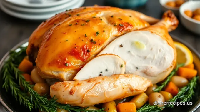 Roast Turkey with Savory Herb Butter Delight