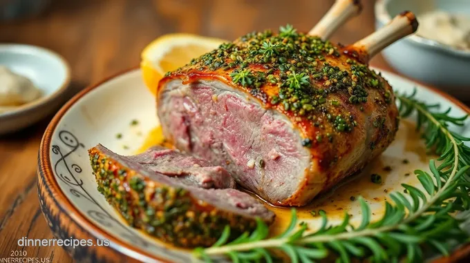 Buchanan’s Elegant Herb-Crusted Rack of Lamb