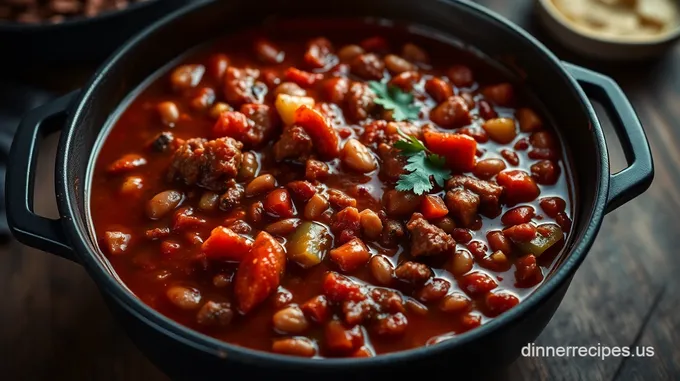 Rustic Deer Camp Venison Chili