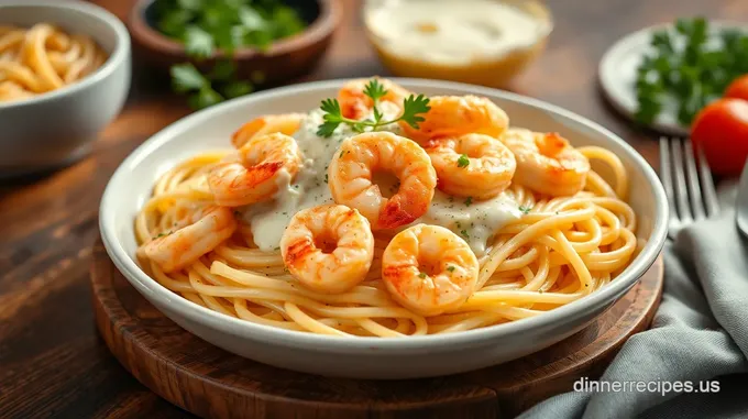 Sautéed Shrimp Alfredo: Quick & Creamy Pasta Delight