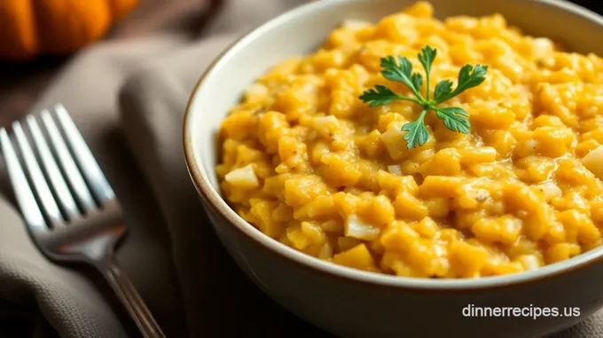 Savory Pumpkin Risotto: A Warm Embrace for Cozy Gatherings
