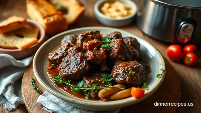 Slow Cooker Lamb Juicy Mediterranean Dish