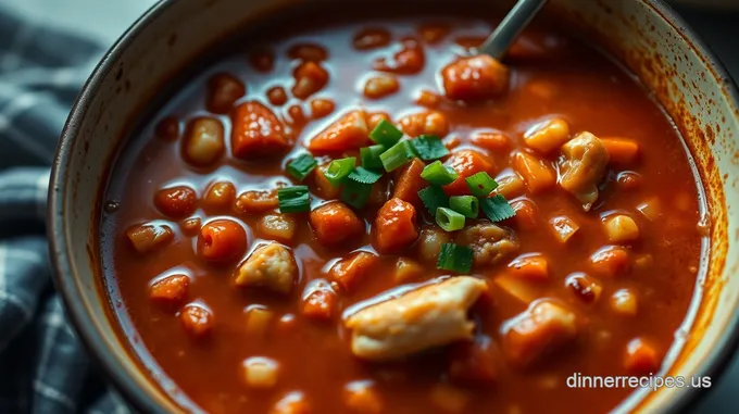 Spicy Chicken Taco Soup