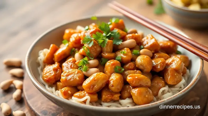Quick and Spicy Stir-Fry Chicken with Peanuts