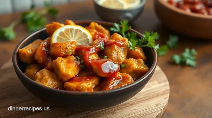 Zesty Stir Fry Lemon Chicken with Sweet Sauce