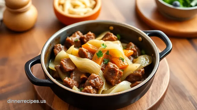 Stovetop Beef Cabbage Delight