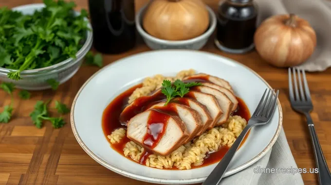 Braise Turkey Breast with Savory Soy Glaze