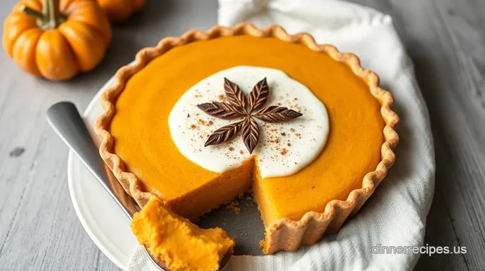 Pumpkin Bliss Pie with Creamy Spice Infusion
